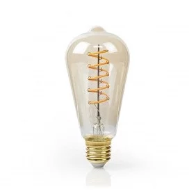 LED Bombilla de Filamento E27 | St64 5 W 250 lm 2000 K Con Acabado Dorado Estilo Retro Número Lámparas en el Embalaje.: 1