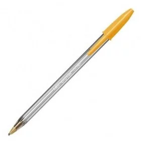 Bolígrafo de Tinta Aceite Bic Cristal Fun 937417/ Naranja