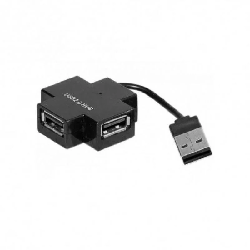 Hub metálico multipuerto USB 2.0 4 en 1