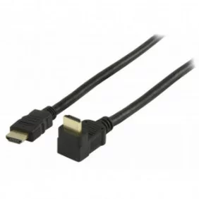 Cable HDMI de alta velocidad con conector HDMI en ángulo de 90º 3.00 m en color negro