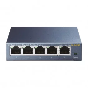 Tp-link Tl-sg105 - Switch 5 Puertos 10/100/1000 Ethernet Soluciones Cable
