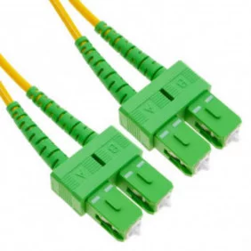 Cable de fibra óptica SC/APC a SC/APC Monomodo Duplex OS2 de 40m
