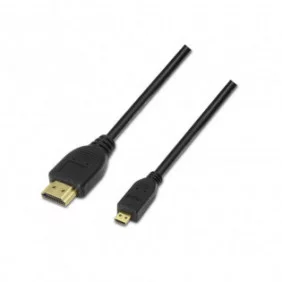 Cable Micro Hdmi a Hdmi de 0.8m color negro.