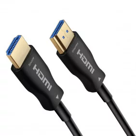 Cable HDMI de fibra óptica versión 2.0 con resolución máxima de 4K@60Hz