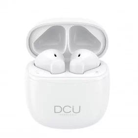 Auriculares DCU TEC Mini Mate Bluetooth 5.1 blancos
