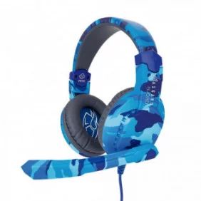 Auriculares Gaming ASGARD NJÖRD FR-TEC con micrófono camuflaje azul