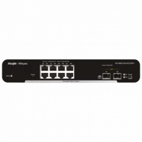 Reyee Switch Cloud Capa 2 de 8 puertos Gigabit+ 2 SFP Gigabit y Velocidad 10/100/1000 Mbps