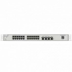 Reyee Switch Cloud Capa 2+  de 24 puertos RJ45 Gigabit y 4 puertos SFP+ de 10 Gbps enrackable