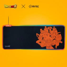 Alfombrilla gaming Dragon Ball para teclado y ratón, con luz RGB de FR-TEC