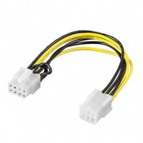 Cable de alimentación o adaptador para tarjeta gráfica de PC, PCI-E/PCI Express de 6 pines a 8 pines.
