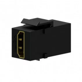Adaptador Hembra - Hembra Keystone de HDMI color Negro