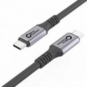 Cable USB 4 Gen 3x2 |USB-C macho-macho| 1.2 m | 100W | 40Gbps | Negro