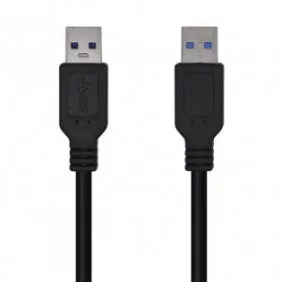 Cable USB 3.0 de tipo A/M - A/M | 3 metros | Negro