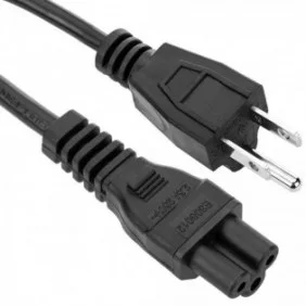 Cable eléctrico US NEMA-5-15P a IEC-60320-C5 de 1.8m negro