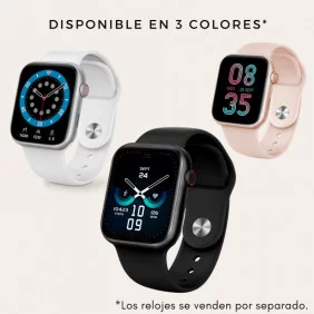 Smartwatch Ksix Urban 3 de 1.69 " Táctiles | Correas compatibles Apple | Negros | Blanco | Rosa