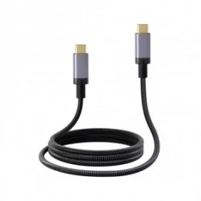 Cable QGEEM - USB-C 3.2  M/M de 20Gbps soporta hasta 100W y VIDEO 4K/60Hz de 1 metro de longitud