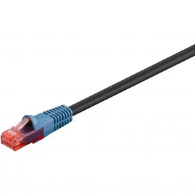 Cable red de Exterior Cat6 U/UTP | De distintas medidas - Negro