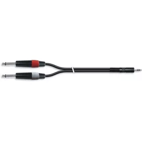 Cable de Audio Minijack 3.5 mm a 2 Jack 6.35 Macho L/R - De distintas medidas