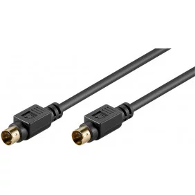 Cable S-Video conectores 4P Macho-Macho de distintas medidas | Negro