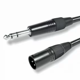 Cable Audio Instrumento Estéreo TRS Jack 6.3mm Macho a 1m XLR 3pin - De Distintas medidas